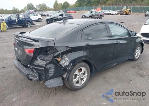 2016 Hyundai Elantra Se из США, поврежденный, VIN 5NPDH4AE1GH780860